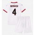 Maillot de foot AC Milan Ismael Bennacer #4 Extérieur vêtements enfant 2024-25 Manches Courtes (+ pantalon court)